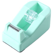 テープカッター 小巻用 ステーショナリー 雑貨 事務用品 文房具 セロハンテープ マスキングテープ テープ台 ミニサイズ シンプル かわいい ピンク 緑 紫
