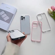 iPhoneケース iPhoneカバー スマホケース 耐衝撃 背面保護 薄型スリム 透明クリア 防塵 シンプル ストラップホール