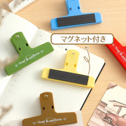 マグネットクリップ プラクリップ ブッククリップ メモクリップ 紙挟み 袋留め 書類整理 文房具 冷蔵庫マグネット 掲示板用 ホワイトボード用 単品 英字ロゴ シンプル 可愛い おしゃれ 便利 事務用品 オフィス用品