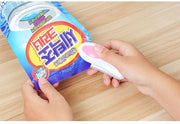 ヒートシーラー ハンディシーラー キッチン用品 日用品雑貨 家庭用 電池式 小さめ コンパクト 密封 袋閉じ 袋とじ 保存 マグネット付き クリップシーラー フードシーラー 携帯 ポータブル 無地 ホワイト 白 かわいい