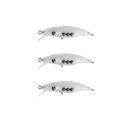 ルアー ミノー 5.5cm 3.1g 釣り クリア 透明 ミノールアー クリアルアー 疑似餌 フィッシング ベイト ベイトフィッシュ クリアカラー 透明色 バス バス釣り