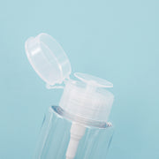 詰め替え容器 プッシュボトル ポンプディスペンサー 小分け容器 トラベルボトル 小分けボトル 100ml 200ml 300ml 化粧水 携帯 持ち運び 透明 クリア 旅行 トラベル