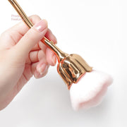 ダストブラシ ネイルブラシ ジェルネイル用品 ネイルアート用品 ダスト除去 チークブラシ お花 バラ形 ローズ形 かわいい おしゃれ