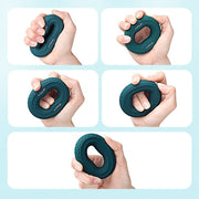 ハンドグリップ 握力トレーニング レディース 女性 メンズ 男性 ユニセックス 男女兼用 ジュニア トレーニング器具 トレーニング用品 ラウンド型 丸型 タイヤ型 ドーナツ型 ブラック ピンク グレー シンプル