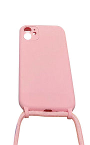 iPhone用ケース iPhone用カバー スマホケース スマホカバー ショルダーストラップ付き 首掛け 肩掛け スマホホルダー 背面保護 傷予防 落下防止 アイフォン用ケース ソフト 柔らかい シンプル 持ち運び便利 保護カバー