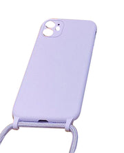 iPhone用ケース iPhone用カバー スマホケース スマホカバー ショルダーストラップ付き 首掛け 肩掛け スマホホルダー 背面保護 傷予防 落下防止 アイフォン用ケース ソフト 柔らかい シンプル 持ち運び便利 保護カバー