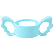哺乳瓶ホルダー 哺乳瓶カバー 哺乳瓶ケース ベビー 幼児 赤ちゃん ハンドル 授乳用品 哺乳びん 羽 シリコン シンプル 持ち手付き かわいい おしゃれ ソフト 落下防止 保護