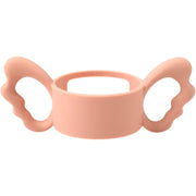 哺乳瓶ホルダー 哺乳瓶カバー 哺乳瓶ケース ベビー 幼児 赤ちゃん ハンドル 授乳用品 哺乳びん 羽 シリコン シンプル 持ち手付き かわいい おしゃれ ソフト 落下防止 保護