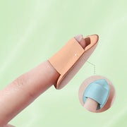 メイクスポンジ 指先装着 指用 メイク用品 化粧品 化粧道具 ミニ スポンジ パフ クッション しずく型 卵型 ファンデーション コンシーラー アイホール 立体 可愛い お洒落 便利