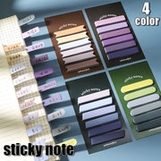 付箋 ふせんメモ 付箋紙 ステッカー インデックス 文房具 文具 事務用品 ノート 卓上 見出し 無地 長方形 手帳 ファイリング リングノート シンプル お洒落 メモ カラフル デスク 事務 勉強 学習
