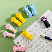 消しゴム 肉球型 5色セット 5個セット キッズ 子供 女の子 文房具 文具 筆記用具 ステーショナリー 猫の手 ネコ 可愛い 小学生 中学生 高校生 子ども