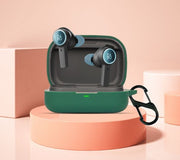 Bang & Olufsen Beoplay EX 用 ケースカバー ワイヤレスイヤホンケースカバー イヤホン用アクセサリー 充電ケースカバー シリコン 保護ケース 無地 シンプル ブラック ホワイト