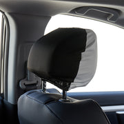 ヘッドレストカバー 車載 ヘッドレストキャップ フロントシート用 汚れ防止 傷防止 カー用品 車内装飾 被せるタイプ 洗濯可 ブラック ホワイト 無地 バイカラー モノクロ