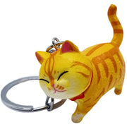 キーホルダー キーリング バッグチャーム 猫 ネコ ねこ キャット かわいい 可愛い キュート プレゼント ギフト 景品 賞品