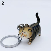 キーホルダー キーリング バッグチャーム 猫 ネコ ねこ キャット かわいい 可愛い キュート プレゼント ギフト 景品 賞品