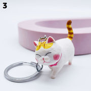 キーホルダー キーリング バッグチャーム 猫 ネコ ねこ キャット かわいい 可愛い キュート プレゼント ギフト 景品 賞品