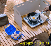 エッグケース 卵ケース たまごケース アウトドア 収納ケース 持ち運び タマゴ収納 エッグホルダー 携帯 持ち手付き キャンプ 旅行