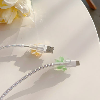 ケーブル保護カバー プロテクター 断線防止 保護カバー USBケーブル 充電器アクセサリー 商品画像4