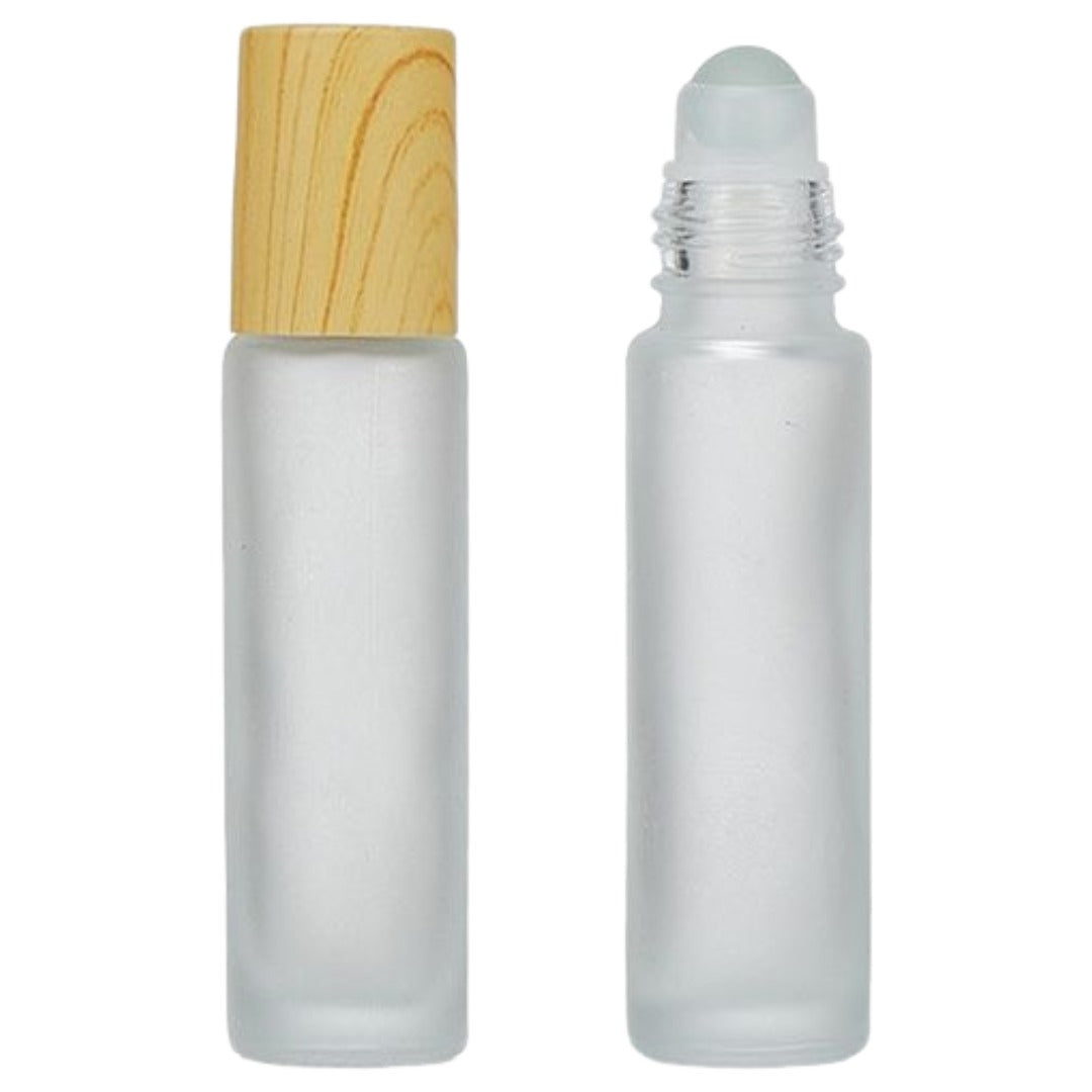 アトマイザー ロールオン 詰め替え容器 10ml ミニボトル クリアボトル 半透明 塗るタイプ 香水 持ち歩き 携帯用 旅行 アロマオイル