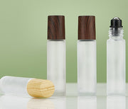 アトマイザー ロールオン 詰め替え容器 10ml ミニボトル クリアボトル 半透明 塗るタイプ 香水 持ち歩き 携帯用 旅行 アロマオイル