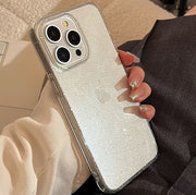 iPhoneケース アイフォンケース スマートフォンケース スマホカバー スマホケース スマホアクセサリー キラキラ クリア ラメ 背面保護 おしゃれ かわいい