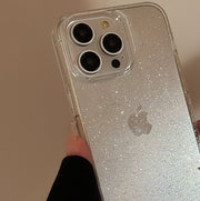 iPhoneケース アイフォンケース スマートフォンケース スマホカバー スマホケース スマホアクセサリー キラキラ クリア ラメ 背面保護 おしゃれ かわいい