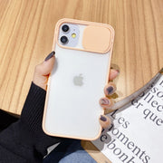 iPhone用ケース iPhone用カバー スマホケース スマホカバー スライド カメラレンズ保護 背面保護 傷予防 傷防止 携帯電話保護 クリア アイフォン用ケース スマートフォンケース 携帯ケース 保護カバー おしゃれ