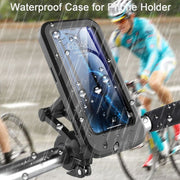 スマホホルダー 携帯ホルダー マウント スタンド ケース 自転車 ロードバイク オートバイ 防水 固定 落下防止 360度回転