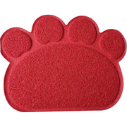 砂取りマット 猫用 ペット用品 トイレマット ネコ 滑り止め付き 肉球 砂落とし 猫砂シート 猫砂キャッチャー かわいい おしゃれ ランチョンマット 便利 犬 水洗い可能 動物 猫グッズ