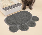 砂取りマット 猫用 ペット用品 トイレマット ネコ 滑り止め付き 肉球 砂落とし 猫砂シート 猫砂キャッチャー かわいい おしゃれ ランチョンマット 便利 犬 水洗い可能 動物 猫グッズ