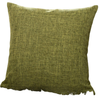 クッションカバー カバーのみ 単品 正方形 40cm 45cm グリーン バリエーション画像