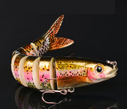 ハードルアー ミノープラグ ペンシルベイト ジョイントミノー 単品 1個 ハードベイト ジョイントベイト 13.3cm 19g 疑似餌 多関節 トリプルフック 釣り用品 釣具 フィッシング つり 釣り餌 海釣り 川釣り