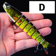 ハードルアー ミノープラグ ペンシルベイト ジョイントミノー 単品 1個 ハードベイト ジョイントベイト 13.3cm 19g 疑似餌 多関節 トリプルフック 釣り用品 釣具 フィッシング つり 釣り餌 海釣り 川釣り