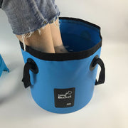 折りたたみバケツ ポータブル ソフトバケツ アウトドア キャンプ ウォーターバッグ 持ち運び コンパクト 12L 20L 防災グッズ 軽量 省スペース 携帯用 BBQ 釣り 洗車 ブラック ブルー オレンジ イエロー ピンク