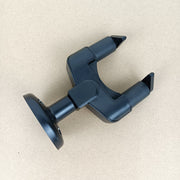 ギターハンガー 壁掛け ギターフック ホルダー 固定ネジ付き 吊り下げ ギタースタンド 楽器用品 ディスプレイ ベース アコースティックギター エレキギター クラシックギター ウクレレ インテリア小物 転倒防止 固定 取り付け簡単 シンプル 黒