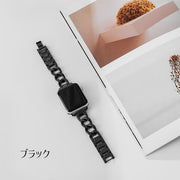 アップルウォッチバンド レディース 腕時計ベルト AppleWatchバンド 交換ベルト 38mm 40mm 42mm 44mm チェーン かわいい ビジネス おしゃれ