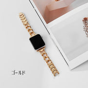 アップルウォッチバンド レディース 腕時計ベルト AppleWatchバンド 交換ベルト 38mm 40mm 42mm 44mm チェーン かわいい ビジネス おしゃれ