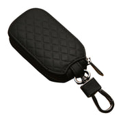キーケース キーカバー スマートキーケース メンズ 男性 キーホルダー キルティング ファスナー フック付き 鍵入れ シンプル おしゃれ 高級感