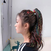 ヘアアレンジ用紐 ヘアアレンジ用ひも 紐 コード ヘアアクセサリー 20本 30本 キッズ 子ども 女の子 レディース 編み込み 三つ編み カラフル グラデーション キラキラ