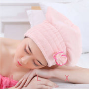 タオルキャップ ドライヘアキャップ 吸水タオル 速乾 バス用品 お風呂 シャワーキャップ 洗髪 ヘアドライ バスグッズ かわいい