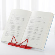 ブックスタンド 読書台 読書スタンド 本立て 本スタンド タブレットスタンド スマホスタンド レシピスタンド 書見台 譜面台 ブックホルダー ブックレスト 角度調節可能 金属製 iPadスタンド コンパクト 勉強 学習 ホームワーク キッチン おしゃれ かわいい カラフル