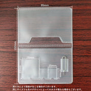 SIMカードホルダー カードケース 折り畳み SDカード パソコンアクセサリ 収納 整理 半透明 SIMピン付き 持ち運び 便利