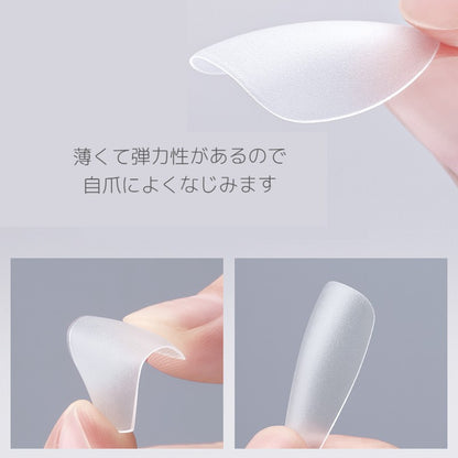 ネイルチップ 300枚セット 薄型 超薄型 マット サンディング不要 商品画像2