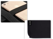 ガジェットポーチ バッグインバッグ  A4サイズ バッグ収納 小物入れ スマホ モバイルバッテリー 充電コード ケーブル 整理整頓 通勤 出張 旅行 シンプル メンズ レディース ブラック 黒