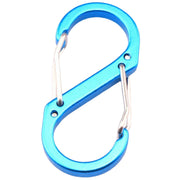 S字カラビナ キーフック 同色5個セット S字フック キーホルダー 8の字 アウトドア キャンプ スプリングスナップ キーチェーン 旅行 おしゃれ シンプル メタルカラー ガーデニング 釣り 便利 簡単 落下防止 吊り下げ 荷物運び 日用品雑貨