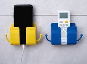 ウォールポケット スマホホルダー 充電スタンド リモコンラック 小物入れ 壁面収納 壁掛け 入れたまま充電 穴あけ不要 粘着式 簡単設置 フック付き 鍵掛け 小物掛け 便利 シンプル