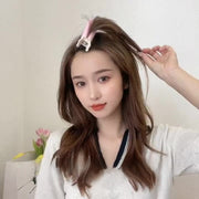 ヘアカーラー くし スタイリング 単品 1本 レディース 女性 婦人 ヘアケア用品 クリップ付き 前髪クリップ 挟む カール 根元立ち上げ ふんわり 巻き髪 ボリューム