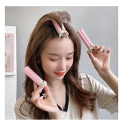 ヘアカーラー くし スタイリング 単品 1本 レディース 女性 婦人 ヘアケア用品 クリップ付き 前髪クリップ 挟む カール 根元立ち上げ ふんわり 巻き髪 ボリューム