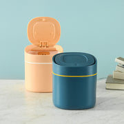 卓上ゴミ箱 ダストボックス 蓋付き プッシュオープン 小型 ミニ スクエア フタ付き ふた ワンタッチ おしゃれ スタイリッシュ 小物入れ 簡単 便利 日用品雑貨