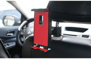 スマホホルダー タブレットホルダー 車載 車用 取付簡単 後部座席 ヘッドレスト クリップ式 360度回転 iPad iPhone